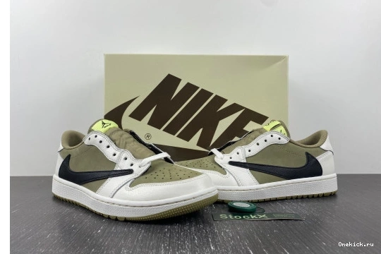 FZ3124-200 Olive 112 ModernLook Low Retro Neutral Golf Jordan Scott 1 Travis 0610